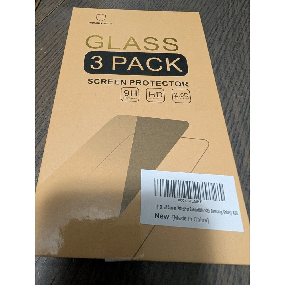 Mr. Shield 9 Screen Protectors For Samsung S24 (3 Pack X 3) Tempered Glass NEW